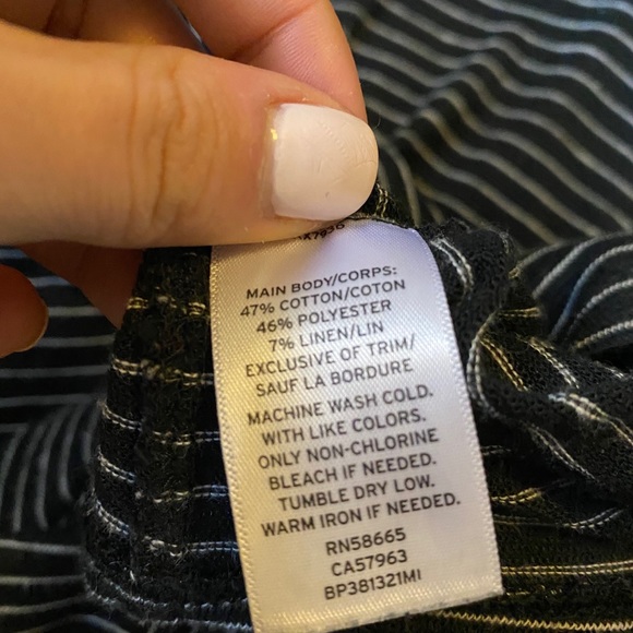 Nordstrom stripe t-shirt w tie! - Picture 5 of 5